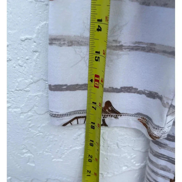 Weekends By Chicos Womens Pullover 3/4 Sleeve Motorcycle Top Blouse Sz 3 - Picture 7 of 9